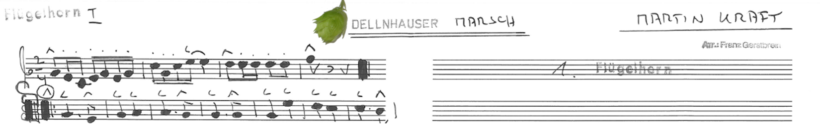 Dellnhauser Marsch Noten neu